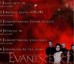 Evanescence : Whisper Sound Asleep